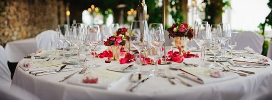 elegant table decoration for special events