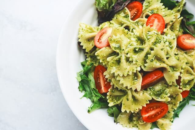 Vegan Ricotta & Sun-Dried Tomato Pesto Salad