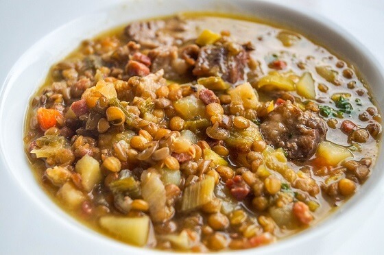 Recipe Easy Slow Cooker Lentil Soup — Quick and Easy Vegetarian Dinners