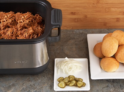 Recipe Slow Cooker BBQ Shredded Chicken — Recipes from The Kitchn